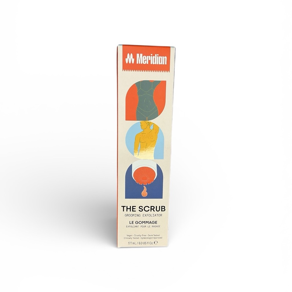 Meridian The Scrub Grooming Exfoliator 6 oz Vegan New In Box